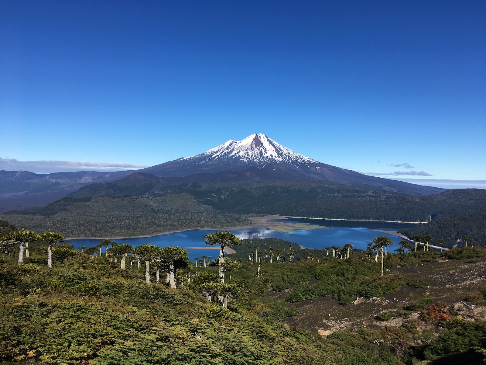 lake near mountain